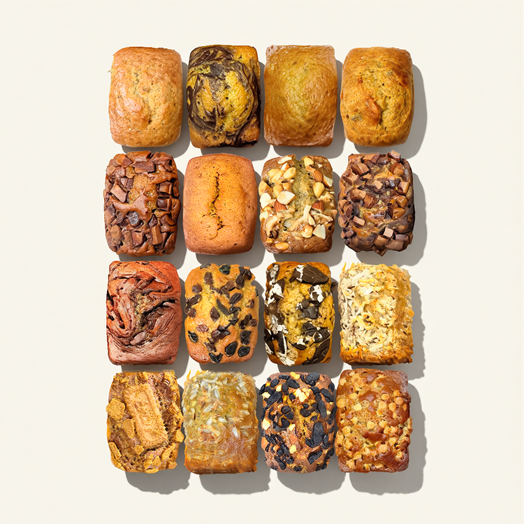 Mini Banana Bread – 16 Flavors to Choose From
